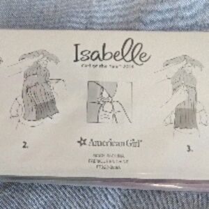 NEW American Girl Doll Isabelle Palmer  Pink Ombré Hair Extension Clip In